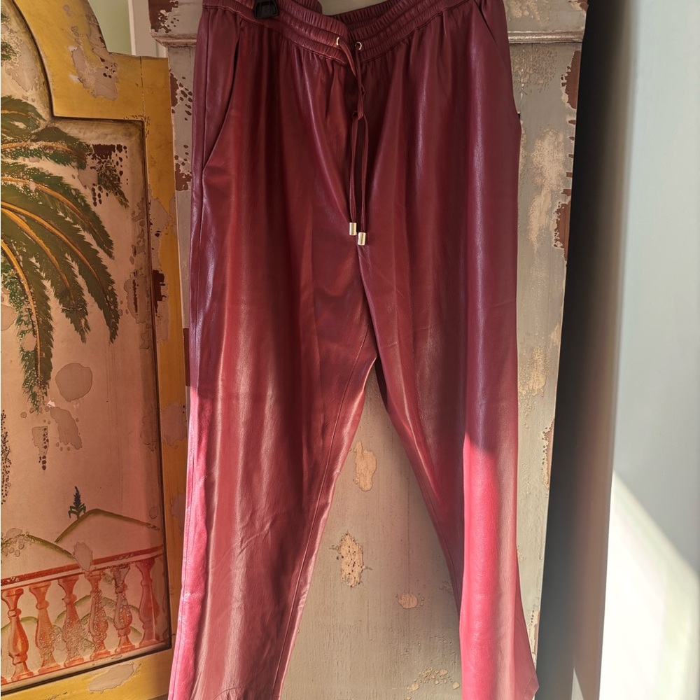 Women's Burgundy Pants